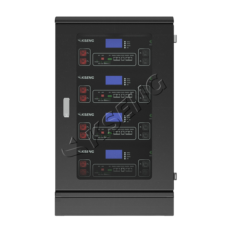 Bater&iacute;a de iones de litio Kseng 51,2 V 100Ah, bater&iacute;a montada en bastidor de sistemas solares Lifepo4 de 5kw, 10kw, 20kw y 30kw