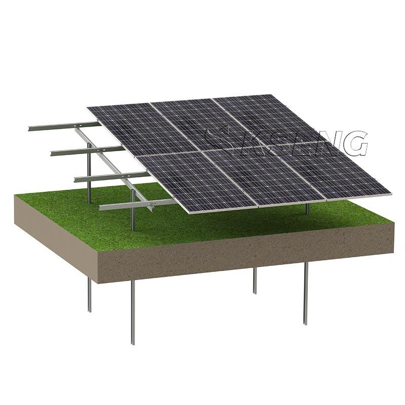 montaje solar en tierra