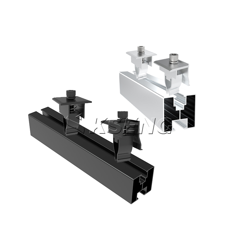 carril del panel solar