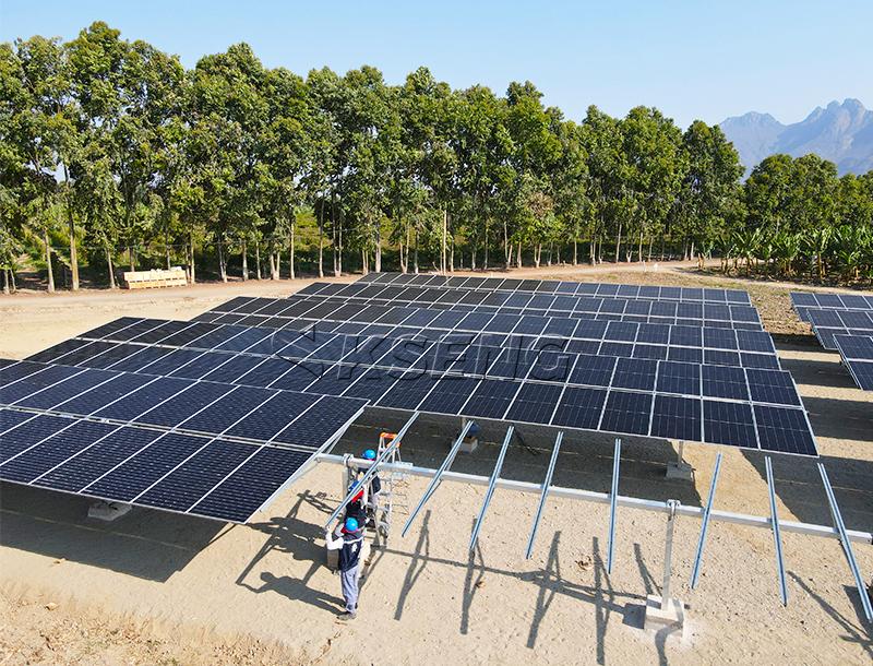 soporte de tierra solar