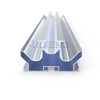 Riel solar impermeable AL6005-T5 para aplicaciones de p&eacute;rgola y cochera
