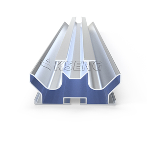 Riel solar impermeable AL6005-T5 para aplicaciones de p&eacute;rgola y cochera