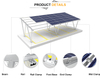Carport solar que atormenta el sistema de aluminio solar del montaje del Carport del picovoltio de la estructura del estacionamiento