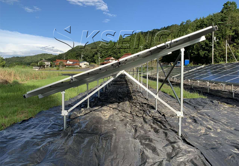 estante de tierra solar