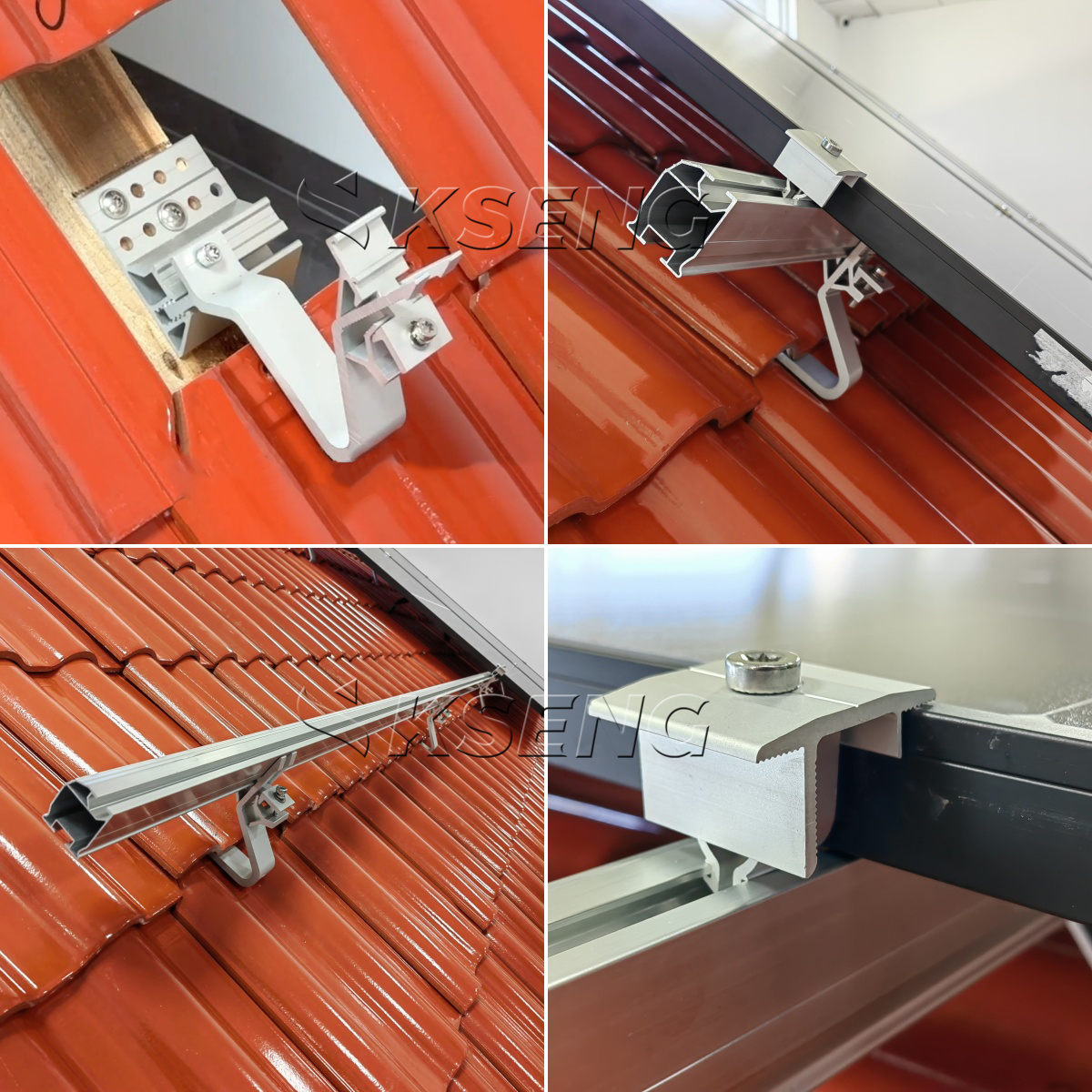 soportes de techo para paneles solares