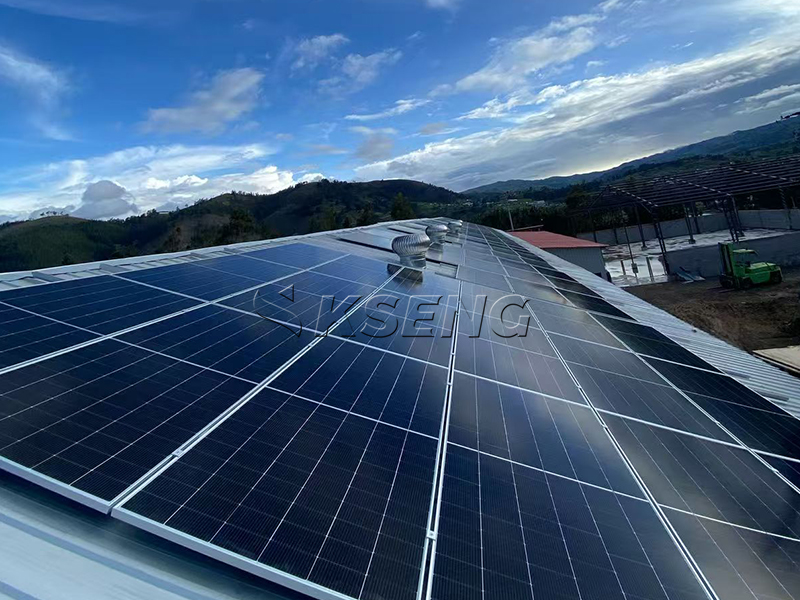 Soportes de paneles solares para techo de chapa