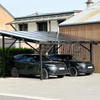 Estructura de cochera solar Sistema de montaje de cochera fotovoltaica impermeable