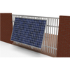 Kits solares f&aacute;ciles universales del soporte de montaje del balc&oacute;n del jard&iacute;n solar para el hogar