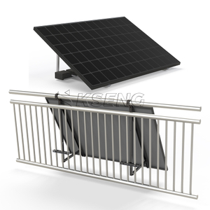 Stock europeo Kit de panel solar f&aacute;cil universal Estructura solar del sistema de montaje del balc&oacute;n del jard&iacute;n del tejado plano