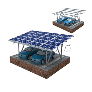 Carport solar que atormenta el sistema de aluminio solar del montaje del Carport del picovoltio de la estructura del estacionamiento