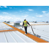 Pasarela de FRP con rejilla de metal solar en la azotea