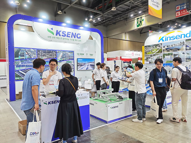 EXPO SOLAR y Semana de la Energ&iacute;a Sostenible de la ASEAN 2024: Kseng Solar exhibi&oacute; soluciones de estanter&iacute;as solares de vanguardia en Corea del Sur y Tailandia
