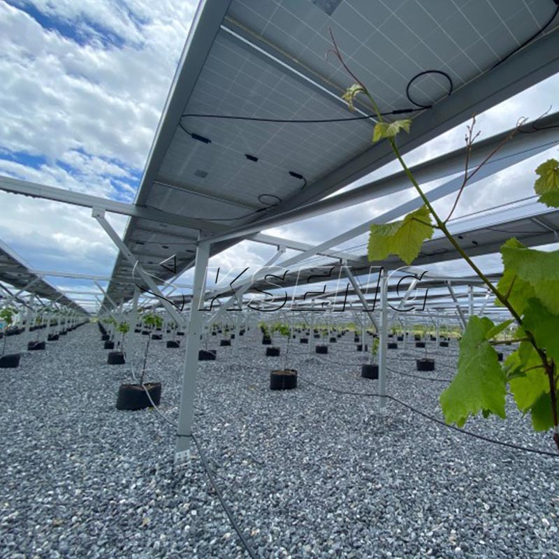 sistema de montaje de granja solar