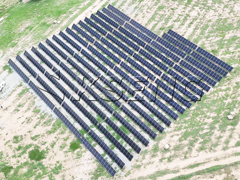 Sistema de seguimiento solar de un solo eje de 1 MW