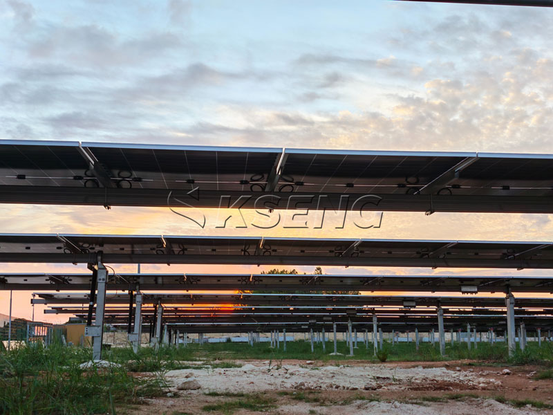 Sistema de seguimiento solar horizontal de un solo eje Kseng KST-1P 1P