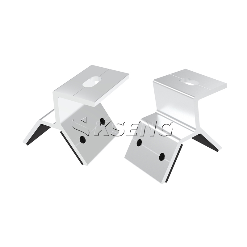 Abrazadera solar de techo de metal trapezoidal para sistema de montaje fotovoltaico