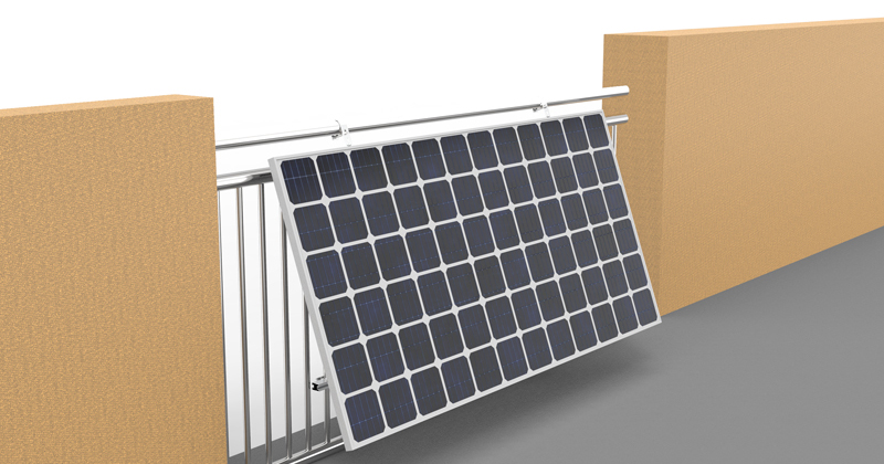 Soporte Solar F&aacute;cil Balc&oacute;n