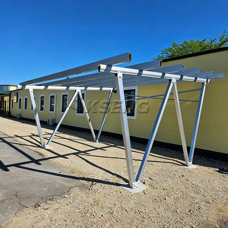 Sistema-de-drenaje-a-prueba-de-fugas-con-soporte-para-cochera-solar-tipo-W-Austria-uso-residencial