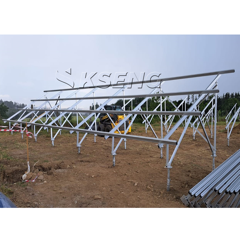 Descripci&oacute;n general de la estructura de dise&ntilde;o solar de montaje en suelo