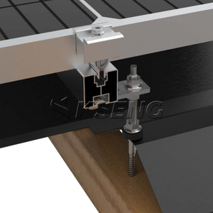 Sistema de montaje Solsr con perno colgante Kseng para techo de metal
