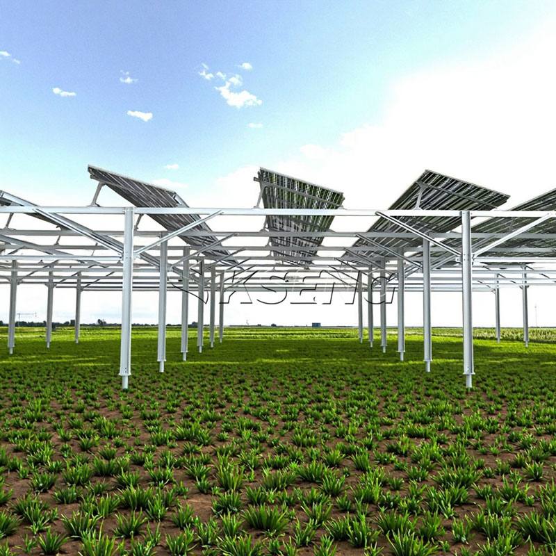 Sistema de montaje de granja solar Zn-Al-Mg