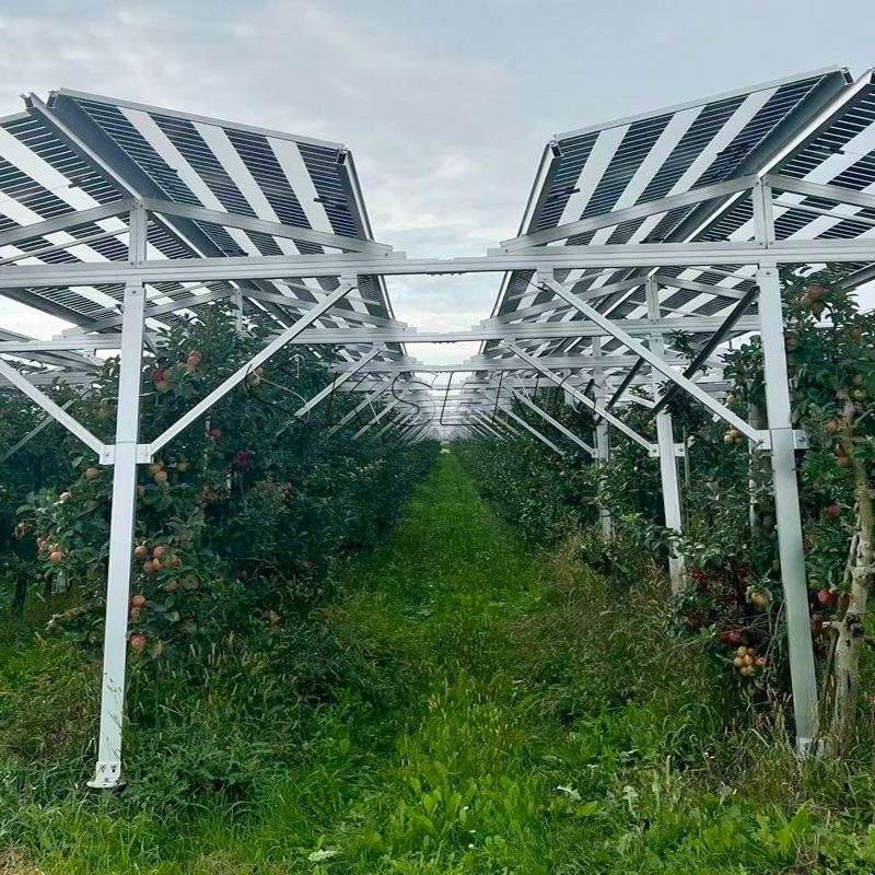 sistema de montaje de granja solar
