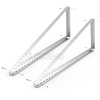 KSENG Soporte de panel solar triangular ajustable universal con inclinaci&oacute;n de 15&deg;-30&deg;