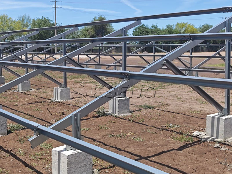 Kseng-ZAM-sistema-de-montaje-solar-en-tierra-de-acero-al-carbono-base-de-hormig&oacute;n-soporte fotovoltaico