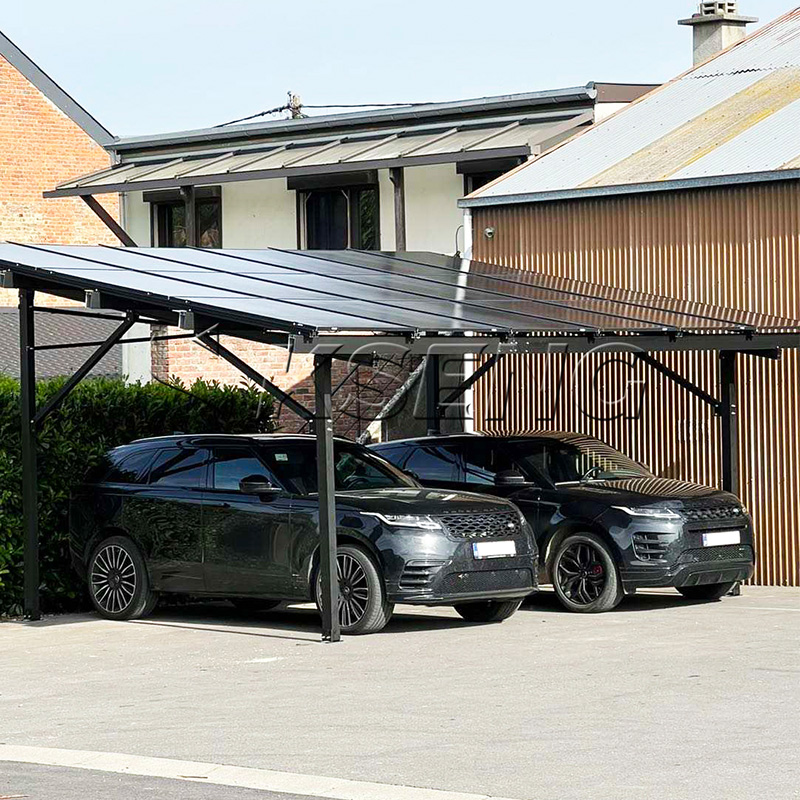 cochera con energ&iacute;a solar