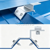 Abrazadera solar de techo de metal trapezoidal para sistema de montaje fotovoltaico