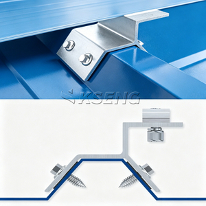 Abrazadera solar de techo de metal trapezoidal para sistema de montaje fotovoltaico